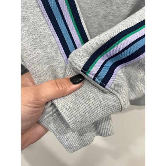 Aerie Striped Sleeve Sweatshirt - Picture 7 of 8